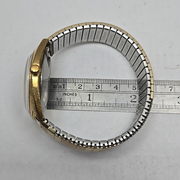 Mens Vintage 70’s Timex Dynabeat Electric Watch Gold Tone New Battery - Picture 8 of 12